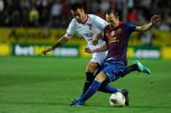 Sevilla's defender Antonio Manuel Luna (